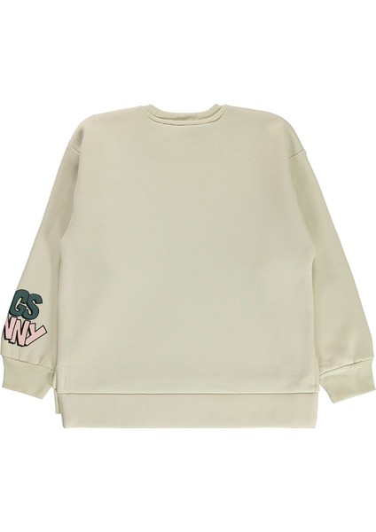 Kız Çocuk Sweatshirt 10-13 Yaş Tebeşir fiyatları