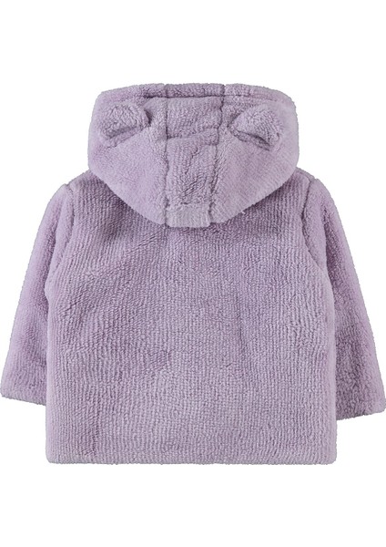 Kız Bebek Kapüşonlu Mont 6-18 Ay Lila fiyatları