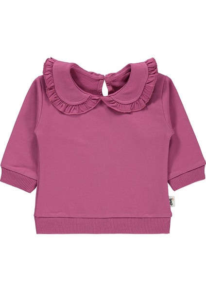 Kız Bebek Sweatshirt 6-18 Ay Leylak