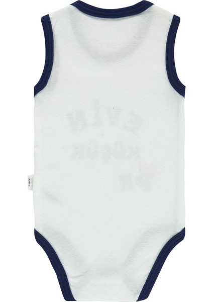 Erkek Bebek Çıtçıtlı Badi 1-18 Ay Lacivert fiyatları