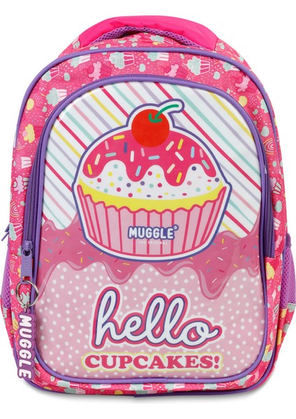 Cup Cake Kız Çocuk Sırt Çantası Pembe