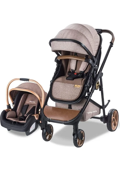 Baby Care BC-300 Exen Alüminyum Travel Puset Kahve ( G )