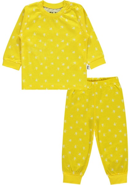 Civil Baby Erkek Bebek Pijama Takımı 6-18 Ay Sarı