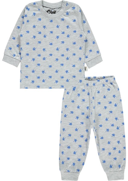 Civil Baby Erkek Bebek Pijama Takımı 6-18 Ay Karmelanj