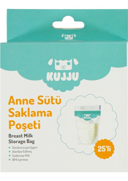 Süt Saklama Poşeti 25 Adet