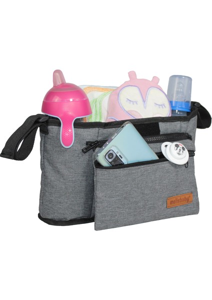BYL8402 Babymol Kalpli 2 li Bebek Bakım Çantası BYL8402 068