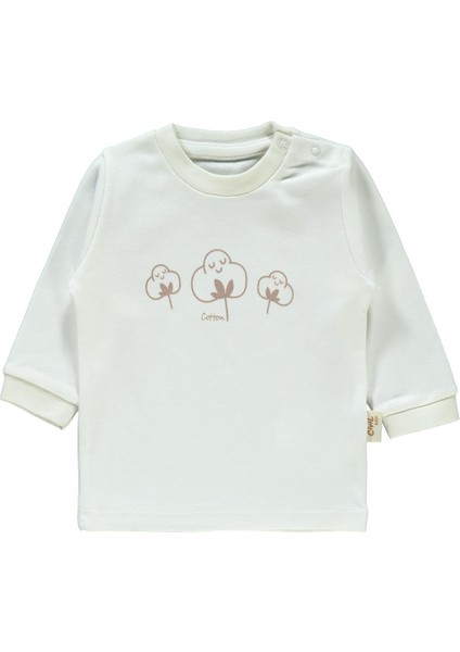 Bebek Organik Pijama Takımı 1-9 Ay Ekru fiyatları