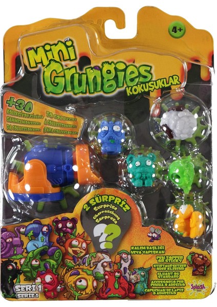 Mini Grungies Kokuşuklar Aile Seti Turuncu 4+ Yaş