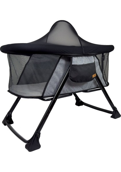 1732 Alüminyum Anne Yanı Katlanır Beşik Siyah-Gri fiyatları