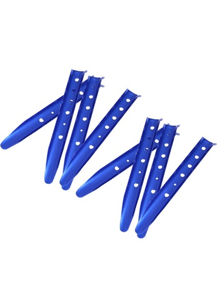 Kamp Kalınlaşmış Alüminyum Alaşımlı U-Şekilli Çadır Çivisi 31CM-MAVI (Yurt Dışından)