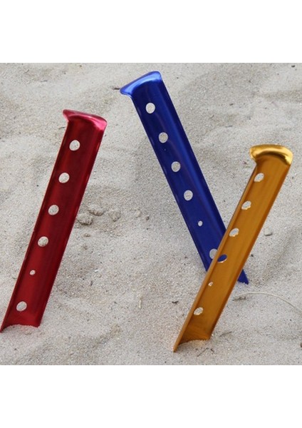 Kamp Kalınlaşmış Alüminyum Alaşımlı U-Şekilli Çadır Çivisi 31CM-MAVI (Yurt Dışından) fırsatları