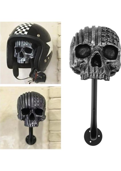 Ev Ofis Dekorasyonu Için Motosiklet Kafatası Kask Tutucu (Yurt Dışından) indirimleri