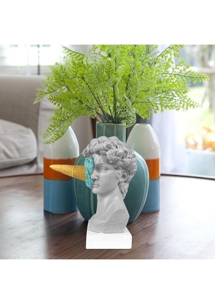 Dondurma Smashing David Heykeli David Kafa Büstü Heykeli Sundurma Dekor A (Yurt Dışından) modelleri