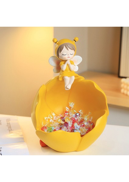 Sundurma Kız Depolama Süsler Dekorasyon Ev Anahtar Giriş Kapısı Sarı (Yurt Dışından) fırsatları