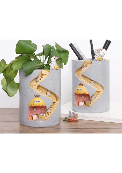 Hayvan Reçine Saksı Succulents Ekici Tavşan Dekoratif Saksı (Yurt Dışından) fırsatları