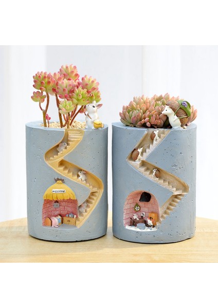 Hayvan Reçine Saksı Succulents Ekici Tavşan Dekoratif Saksı (Yurt Dışından) indirimleri