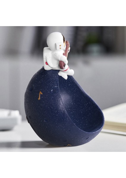 Astronot Heykelcik Anahtar Reçine Saklama Kutusu Anahtar Depolama Ev Dekor Koyu Mavi (Yurt Dışından) fiyatları