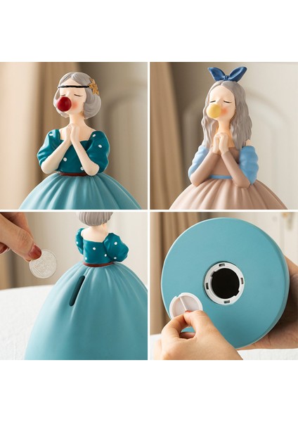 Ev Dekorasyonu Iskandinav Tarzı Kabarcık Kız Heykel Yaratıcı Hediye (Pembe) (Yurt Dışından) indirimleri