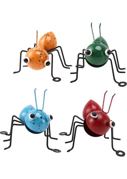 4pc Renkli Metal Karınca Duvar Dekoru, Dış Mekan Için Sanat Duvar Heykelleri (Yurt Dışından) fiyatları