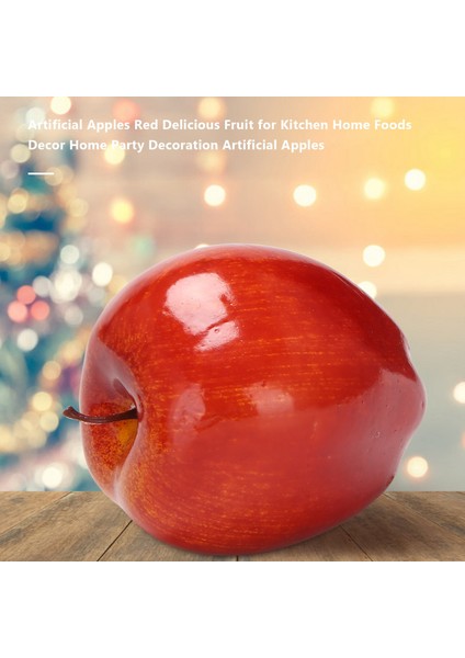 Mutfak Ev Dekorasyonu Için 12 Adet Yapay Elma Kırmızı Lezzetli Meyve (Yurt Dışından) fırsatları