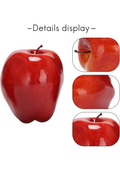 Mutfak Ev Dekorasyonu Için 12 Adet Yapay Elma Kırmızı Lezzetli Meyve (Yurt Dışından) indirimleri