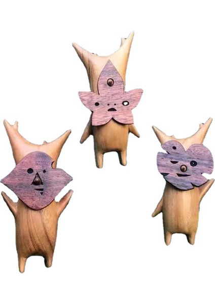 Adet Ahşap Heykel Aşk Çiçeği Dudak Bahçe Dekor Komik Özü Reçine (Yurt Dışından)