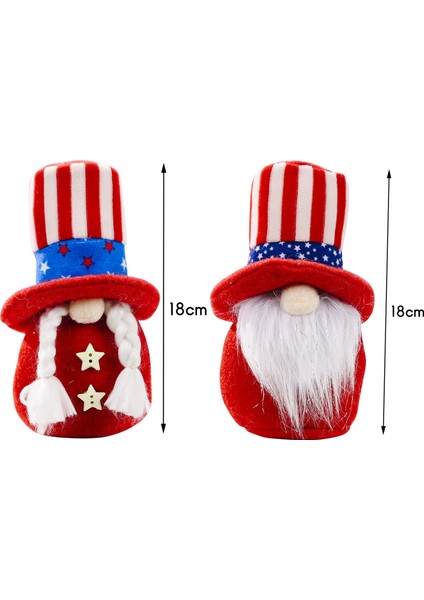 Adet Bağımsızlık Günü Dekorasyonu Yuvarlak Şapka Yıldızlar ve Çizgiler Bebekler (Yurt Dışından) fiyatları