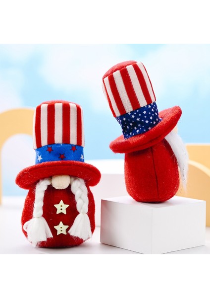 Adet Bağımsızlık Günü Dekorasyonu Yuvarlak Şapka Yıldızlar ve Çizgiler Bebekler (Yurt Dışından) indirimleri