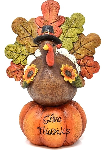 Mini Küçük Balkabağı Hindi Heykeli, Siving Masa Dekoru (Yurt Dışından)