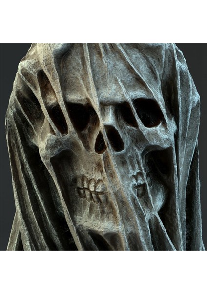 Peçe Ölüm Kafatası Ev Mobilya Iç Sanat Masaüstü Dekorasyonu (Yurt Dışından) fiyatları