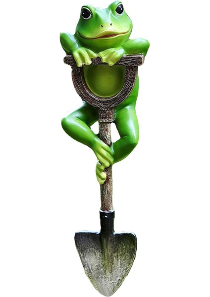 Kurbağa Heykelcik Heykeli Dış Mekan Dekorasyon Kurbağa (Yurt Dışından)