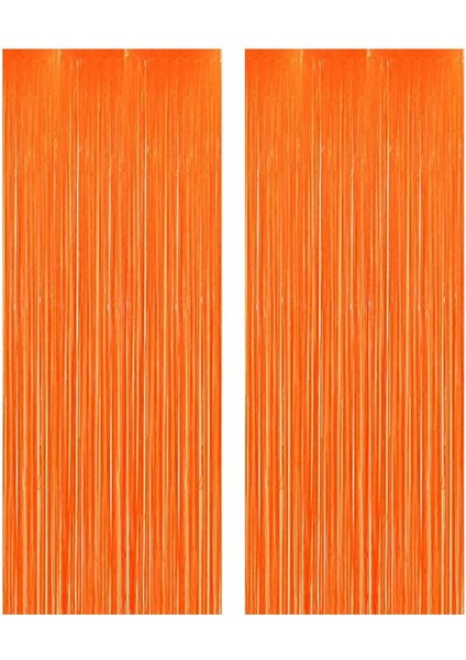 Mat Turuncu Arka Fon Süs 1 Adet 100 x 200 cm