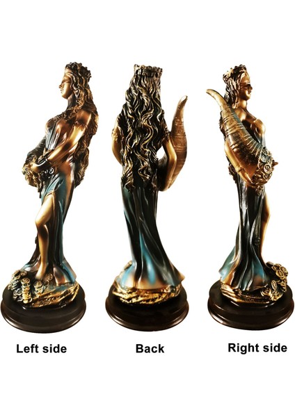 Gözleri Bağlı Fortuna Heykeli Antik Şans Tanrıçası Vintage Mavi (Yurt Dışından) fırsatları