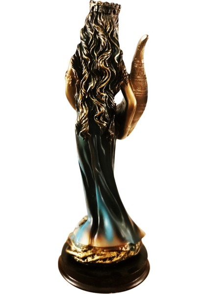 Gözleri Bağlı Fortuna Heykeli Antik Şans Tanrıçası Vintage Mavi (Yurt Dışından) indirimleri