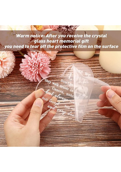Anıt Yas Hediyeleri Kristal Cam Kalp Taziye Hediyeleri (Yurt Dışından) fırsatları