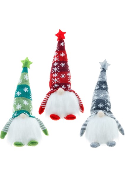 Noel Süsleri Bebekler Işıklı El Yapımı Figürler Sarı Işık (Yurt Dışından)