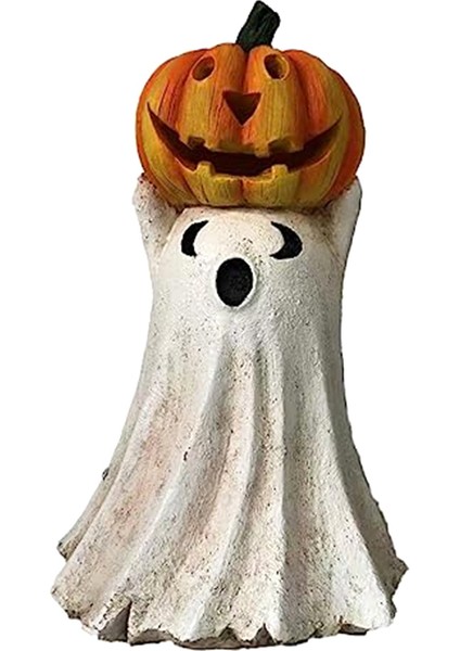 Kabak Figürleri Rustik Reçine Hayalet Cadılar Bayramı Heykeli B (Yurt Dışından)