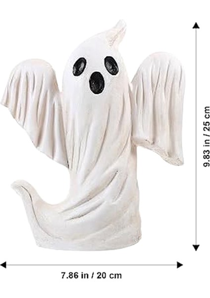 Kabak Figürleri Rustik Reçine Hayalet Cadılar Bayramı Heykeli B (Yurt Dışından) modelleri