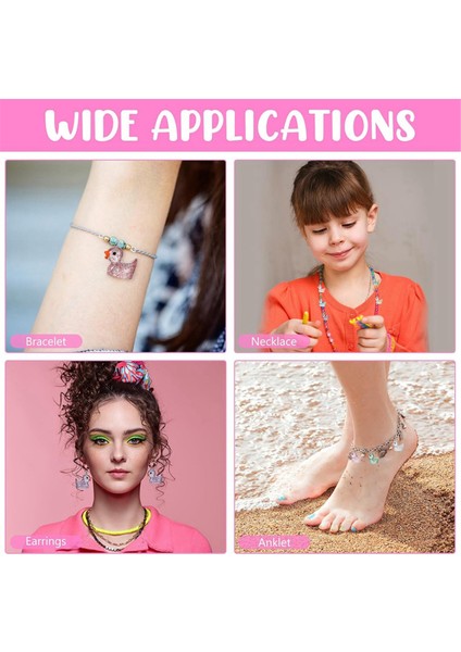 Aydınlık Mini Reçine Ördek Charms Küçük Ördekler Dıy Zincir Kolye 200 Adet (Yurt Dışından) fiyatları