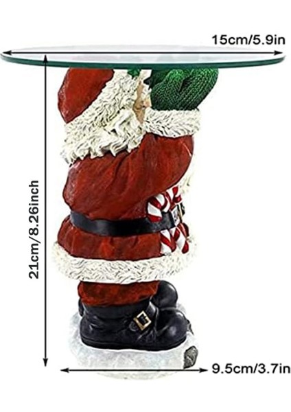 Noel Noel Baba Aperatif Tepsisi Rafı Eğlenceli Noel Partisi Süslemeleri (Yurt Dışından)