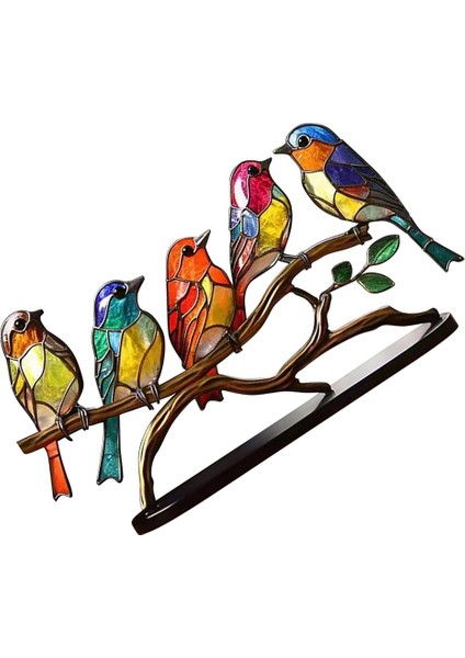 Ev Masaüstü Oturma Odası Şarap Dolabı Ofis Renkli Kuşlar El Sanatları (Yurt Dışından) fiyatları