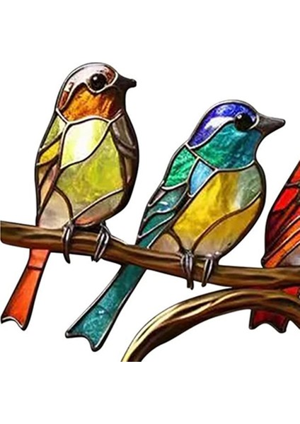 Ev Masaüstü Oturma Odası Şarap Dolabı Ofis Renkli Kuşlar El Sanatları (Yurt Dışından) fırsatları