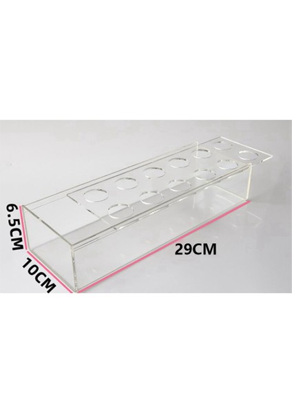 12 Delikli Şeffaf Akrilik Çiçek Vazo Dikdörtgen Çiçek Merkez Parçası (Yurt Dışından) fiyatları