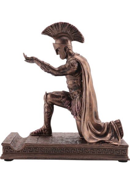 Şövalye Kasklı Kalemlik Heykeli Standlı Kalemlik Bronz (Yurt Dışından) indirimleri