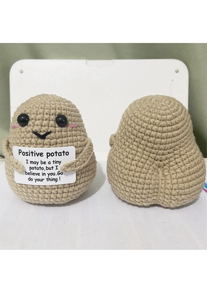 Pozitif Onay Kartları ile 2 Adet Mini Örme Patates Bebek (Yurt Dışından) fırsatları