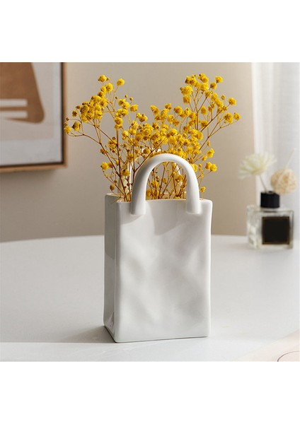 Iskandinav Ev Deco Çanta Çiçekler Için Seramik Vazolar Modern Oda Dekoru B (Yurt Dışından) indirimleri