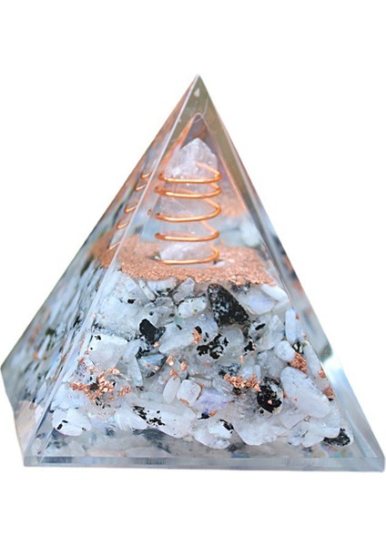 Kristal Sütun Ezilmiş Taş Piramit Süsler, Ev El Sanatları Süsler (Yurt Dışından)