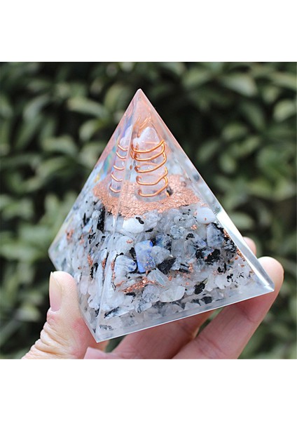 Kristal Sütun Ezilmiş Taş Piramit Süsler, Ev El Sanatları Süsler (Yurt Dışından) modelleri