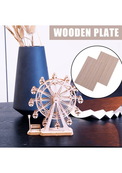 10 Adet Ahşap Plaka 150*100*2MM Ev Gemi Zanaat Modeli Dıy (Yurt Dışından)