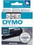 D1 Şerit Standart 9 mm x 7 mt Beyaz Üzerine Siyah 40913 41913 S0720680 1